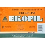 Фото фильтр воздушный ekofil eko-01.452 (a-13570) воздушный (круглый)