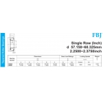 Фото подшипник ступичный fbj 28985/28920 (60.325x101.6x25.4/19.845) подшипники ступичные