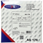 Фото фильтр воздушный good will ag 176 (a-3015) воздушный (круглый)