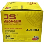 Фото фильтр воздушный js asakashi a-2004 (a-525) воздушный (круглый)