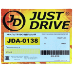 Фото фильтр воздушный just drive jda-0138 (a-282) воздушный (круглый)