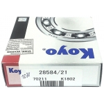 Фото подшипник ступичный koyo 28584/21 (52.388x92.075x19.845/25.4) подшипники ступичные