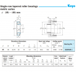 Фото подшипник ступичный koyo hi-cap 32209jr (45x85x24.75/19) подшипники ступичные