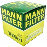 Фото фильтр масляный mann w920/21 (c-206) масляный (резьба)