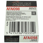 Фото фильтр воздушный miles afai098 (a-3011) воздушный (прямоугольный)