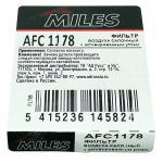 Фото фильтр салонный miles afc1178 (ac-101) угольный салонный фильтр