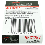 Фото фильтр салонный miles afc1257 (угольный) салонный фильтр