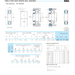 Фото подшипник маховика/генератора nsk 6203dduc3 (ø17x40w12) подшипники двс и навесн.