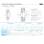 Фото подшипник ступичный nsk hr30305j 25x62x18.25 подшипники ступичные