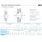 Фото подшипник ступичный nsk hr32210j (ø50x90 w23/19) подшипники ступичные