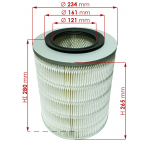 Фото фильтр воздушный parts-mall pmc pag-024 (a-3003) воздушный (круглый)