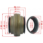 Фото подшипник подвесной zevs cob-7020 - hino 300 (ø 40 mm) подвесные подшипники