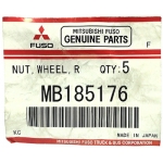 Фото гайка колесная mitsubishi mb185176 (m16x1.5) правая гайки