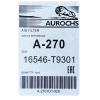 Фото фильтр воздушный aurochs a-270 (a-256) воздушный (круглый)