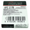 Фото фильтр салонный miles afc1178 (ac-101) угольный салонный фильтр