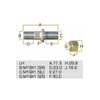 Шпилька Masuma MLS-035 (M19 x M19) левая